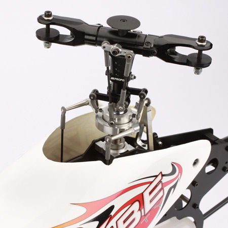 JR Vibe500E Flybarless Head Conversion Set
